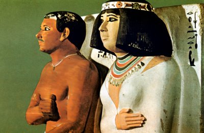 Principe Rahotep e sua moglie Nofret, Egitto, IV dinastia da Unbekannt