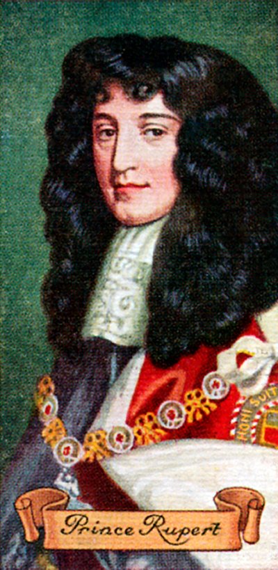 Principe Rupert, da una serie di carte da sigarette da Unbekannt