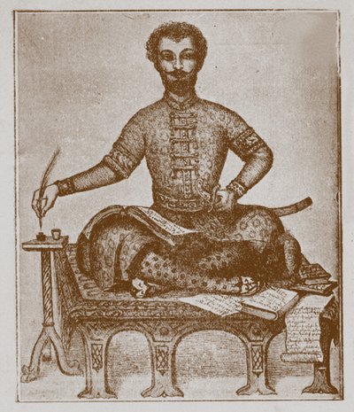 Principe Vakhushti di Kartli 1696-1757 da Unbekannt