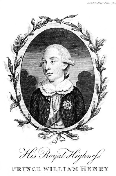 Principe William Henry, terzo figlio di Giorgio III, 1781 da Unbekannt