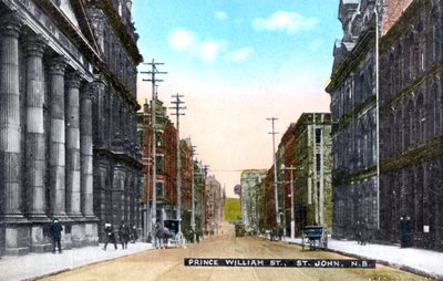 Prince William Street, Saint John, New Brunswick, Canada, c1900s da Unbekannt