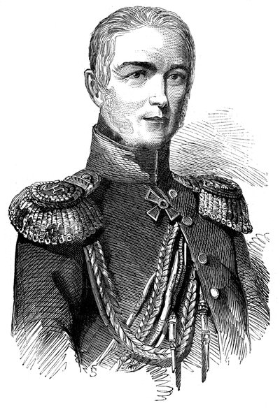 Principe Woronzow, Generale russo delle forze in Asia, 1853 da Unbekannt