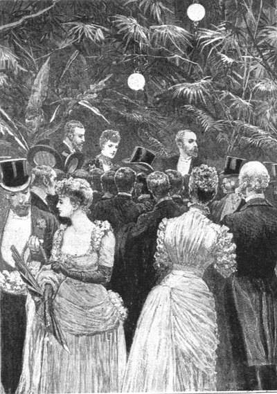 La principessa Alessandra vende fiori a una festa in aiuto degli ospedali di Londra, 23 luglio 1884 da Unbekannt