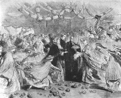 Arrivo della Principessa Alexandra in Inghilterra da Unbekannt