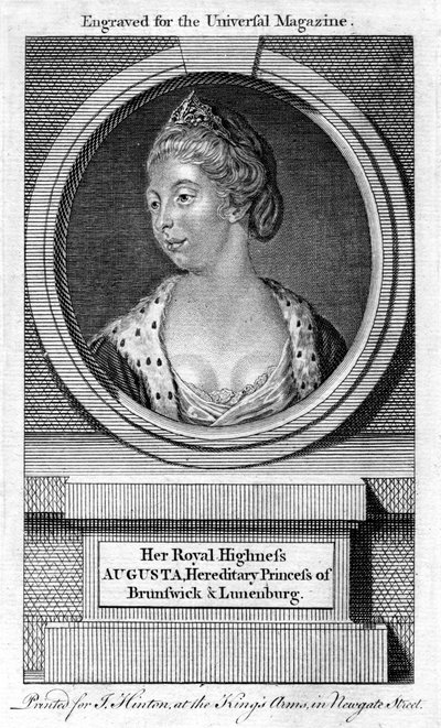 Principessa Augusta Charlotte, Duchessa di Brunswick-Wolfenbuttel da Unbekannt
