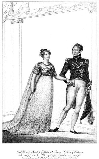 Principessa Charlotte e Principe Leopold, 1816 da Unbekannt