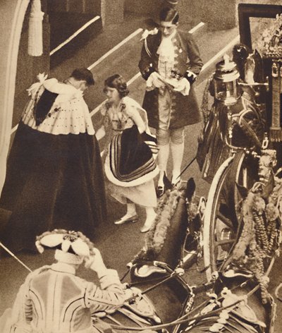 La principessa Elisabetta gestisce il treno, 12 maggio 1937 da Unbekannt