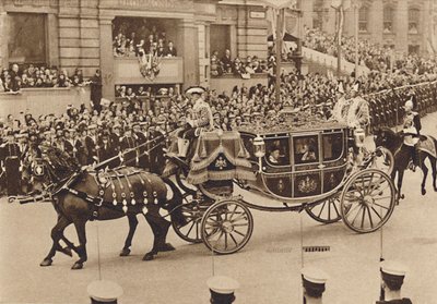 Principessa Elisabetta e suo cugino Lord Lascelles con la Principessa Reale da Unbekannt