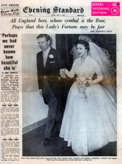 La principessa Margaret sposa Antony Armstrong-Jones, 6 maggio 1960 da Unbekannt