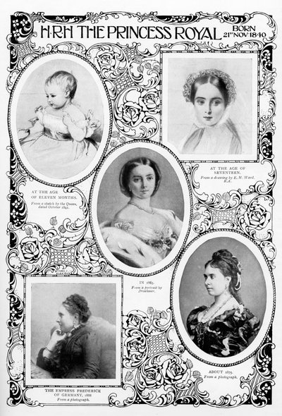 Principessa Victoria Adelaide Mary Louise, figlia maggiore della Regina Vittoria, fine XIX secolo da Unbekannt