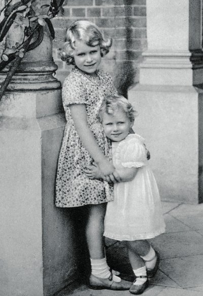 Principesse Elisabetta e Margaret Rose da Unbekannt