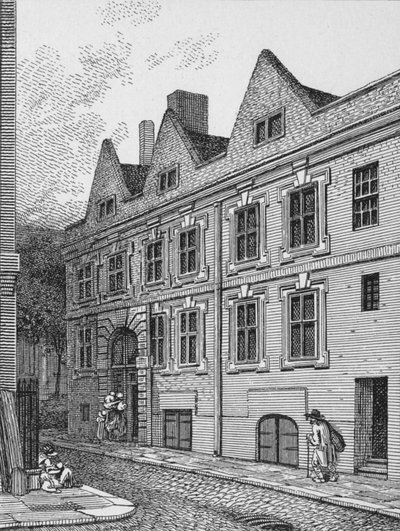 Ingresso principale alla Leathersellers Hall, Città di Londra da Unbekannt
