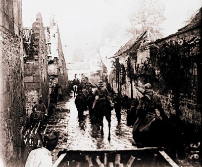 Prigionieri di guerra, Bucy-le-Long, Francia settentrionale, c1914-c1918 da Unbekannt