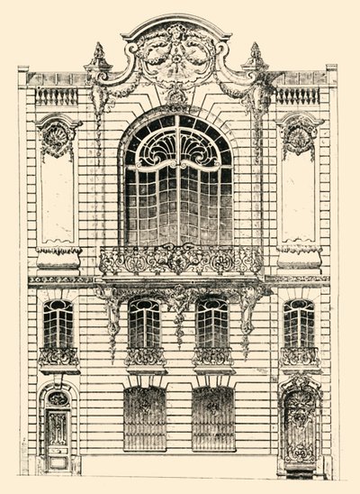 Casa privata a Parigi, 1903 da Unbekannt