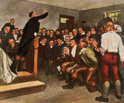 Il professor Steffens incita il suo pubblico a lottare per la libertà, 8 febbraio 1813, 1936 da Unbekannt