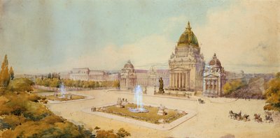 Progetto per il Grande Centro Espositivo, Parigi da Unbekannt