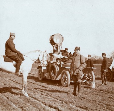 Proiettore, Chalons, Francia settentrionale, c1914-c1918 da Unbekannt