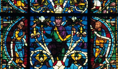 Profeta, vetrata, Cattedrale di Chartres, Francia da Unbekannt