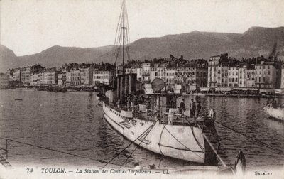 Provenza Alpi Costa Azzurra, Var (83), Tolone: la località di Les Contre Torpilleurs - Cartolina fine XIX-XX secolo da Unbekannt