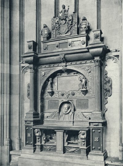 Tomba del Prevosto Murray 1624 alla fine orientale della Cappella, 1926 da Unbekannt