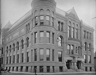 Edificio della Biblioteca Pubblica, Minneapolis, Minnesota, c. 1897 da Unbekannt