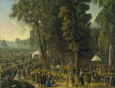 Festa popolare a Maryina Roshcha a Mosca, 1840s da Unbekannt