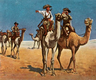 Inseguendo i Simon-Copper-Hottentots nel deserto del Kalahari, 16 marzo 1908, 1936 da Unbekannt