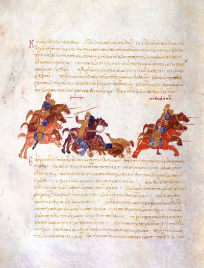 Inseguimento dei guerrieri di Sviatoslav da parte dell