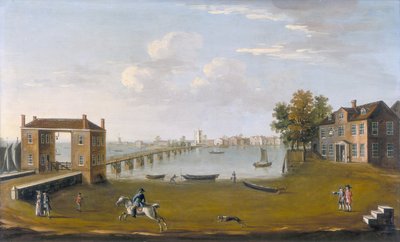 Putney Bridge e villaggio da Fulham da Unbekannt