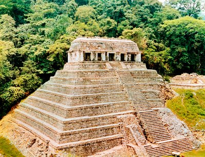 Piramide e Tempio delle Iscrizioni, Palenque, Messico, VII secolo da Unbekannt