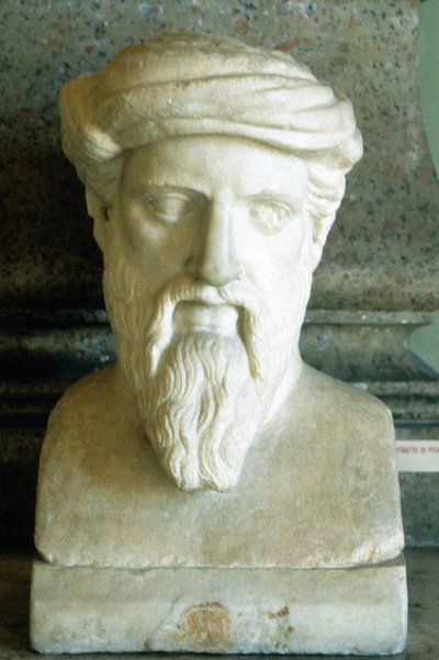 Pitagora, matematico e filosofo greco antico, VI secolo a.C. da Unbekannt