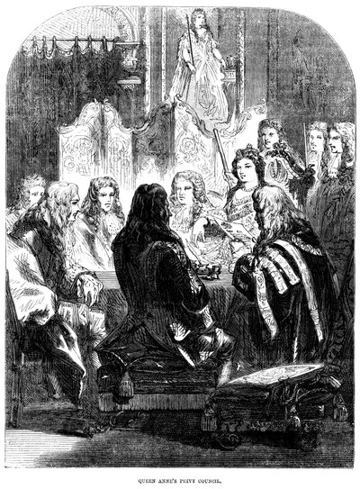 Consiglio privato della Regina Anna da Unbekannt