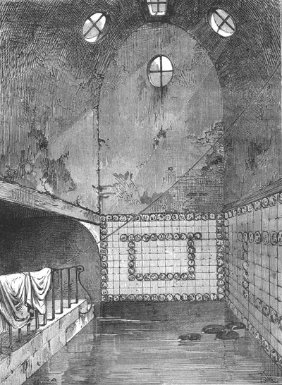 Bagno della Regina Anna da una vista presa nel 1851 da Unbekannt