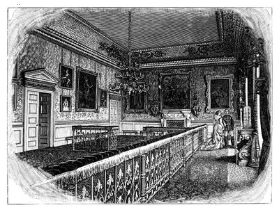 Stanza della regina Anna, Palazzo di St James, Londra da Unbekannt