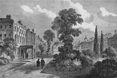 Queen Square, Bloomsbury, Londra, 1810 1878 da Unbekannt