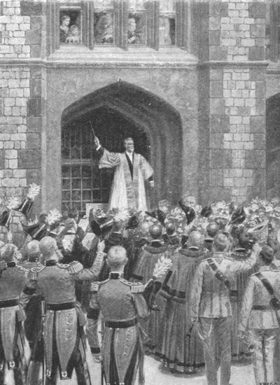 La regina Vittoria serenata a Windsor la mattina del suo ottantesimo compleanno...1899, 1901 da Unbekannt