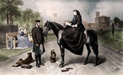 Regina Vittoria a Osborne House, 1865 1906 da Unbekannt