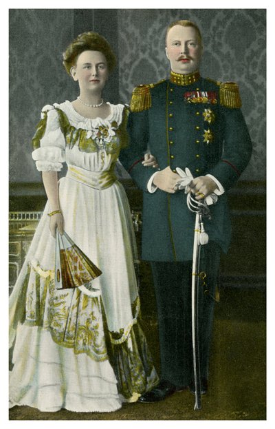 Regina Guglielmina e Principe Enrico dei Paesi Bassi, c1900s-c1910s da Unbekannt