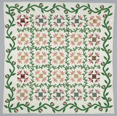 Coperta trapuntata, c1857 da Unbekannt