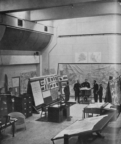 Sala operativa del Comando Bombardieri della RAF, 1941 da Unbekannt