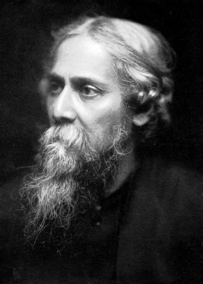 Rabindranath Tagore 1861-1941, filosofo e poeta indiano, c1930-1941 da Unbekannt