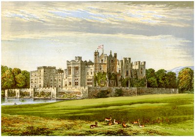 Castello di Raby, Contea di Durham, casa del Duca di Cleveland, c1880 da Unbekannt