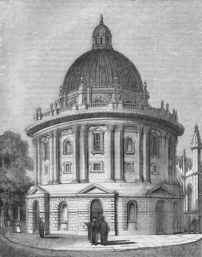 Biblioteca Radcliffe, 1845 da Unbekannt