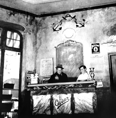 Raimu, attore francese, in una rappresentazione della commedia César di Marcel Pagnol da Unbekannt