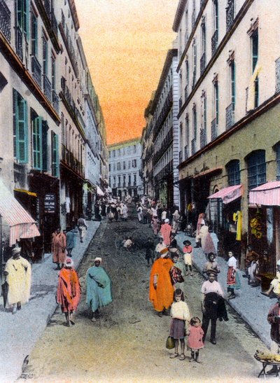 Strada casuale, Algeri, Algeria, inizio XX secolo da Unbekannt