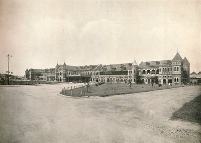 Stazione ferroviaria di Rangoon, 1900 da Unbekannt