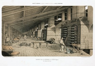 Forni presso i lavori di zinco, Saint Leonard, Liegi, Belgio da Unbekannt