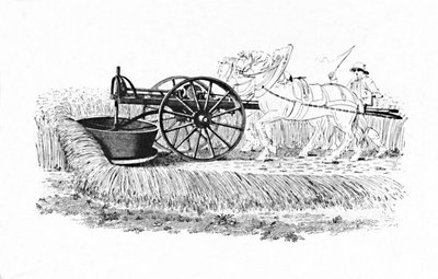 Macchina per mietere inventata da James Smith di Deanston, 1816 da Unbekannt