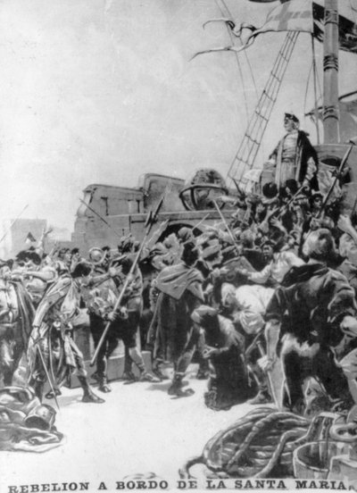 Ribellione a bordo, XV secolo, anni 1920 da Unbekannt