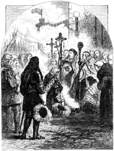 Accoglienza di Giacomo II a Dublino, 1689 da Unbekannt